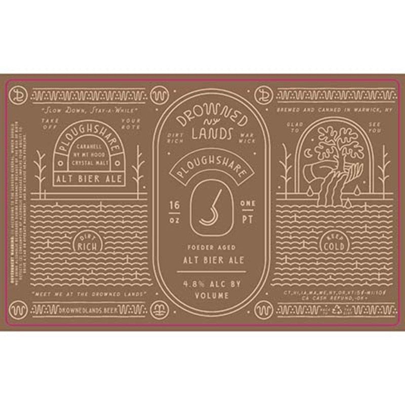 Drowned Lands Ploughshare Alt Bier Ale 16OZ SINGLE CAN