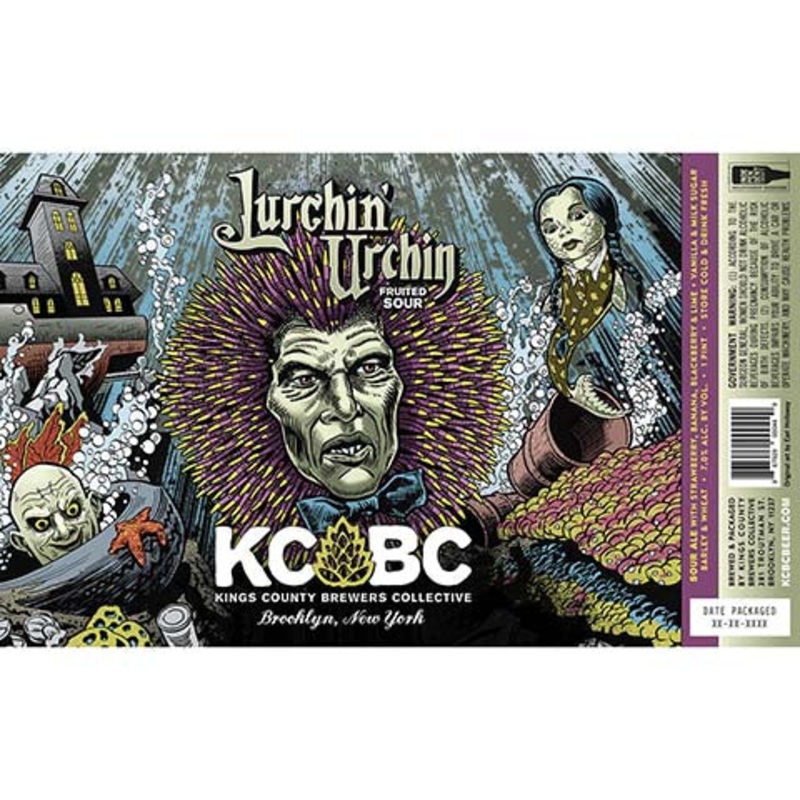 Kings County Brewers Collective Lurchin’ Urchin Fruited Sour 16OZ SINGLE CAN