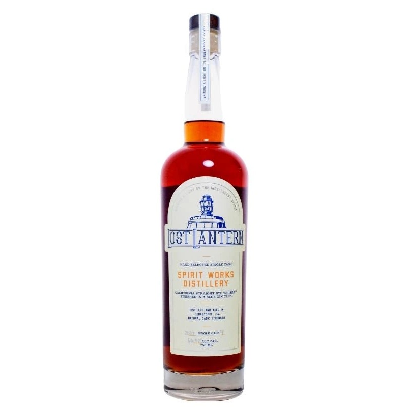 LOST LANTERN SPIRIT WORKS CASK #4 SLOE GIN 2022 RYE 750ML @ Signal Hill [1042201] 750 ml