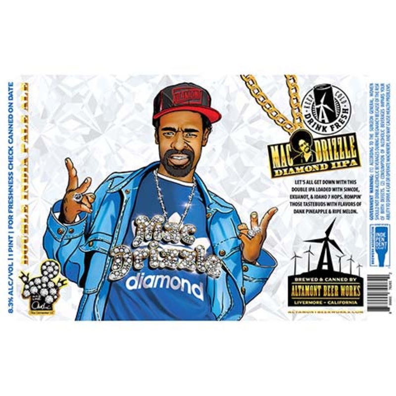 Altamont Mac Drizzle Diamond IPA 16OZ SINGLE CAN