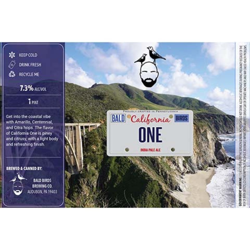 Bald Birds California One IPA 16OZ SINGLE CAN