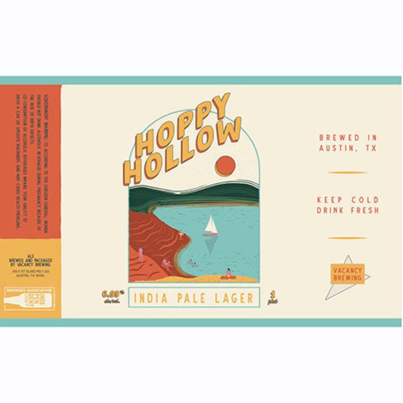 Vacancy Hoppy Hollow India Pale Lager 16OZ SINGLE CAN