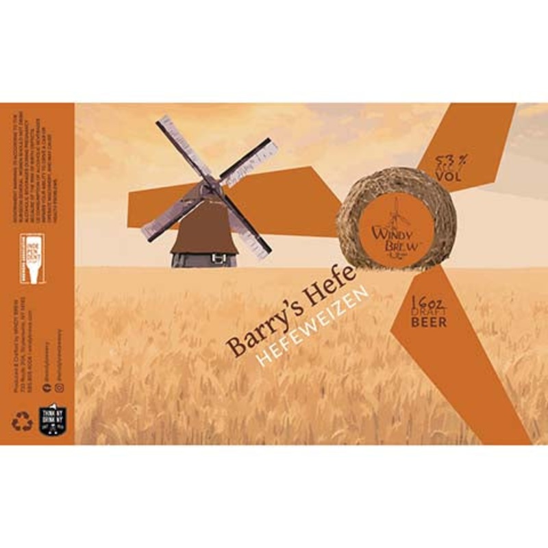 Windy Barry’s Hefe 16OZ SINGLE CAN