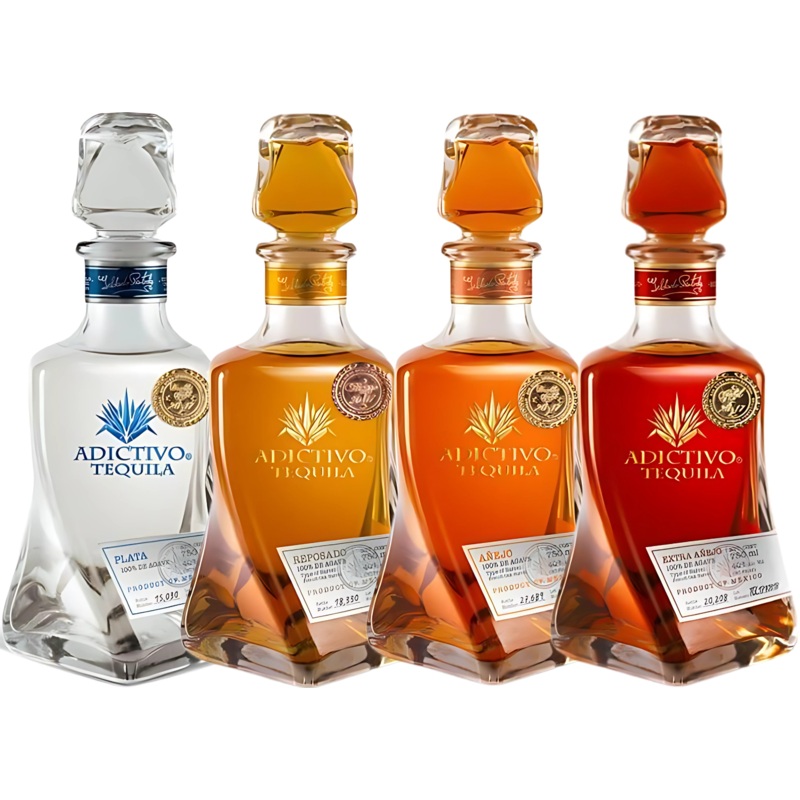 Adictivo Tequila Bundle: Plata, Reposado, Aejo & Extra Aejo