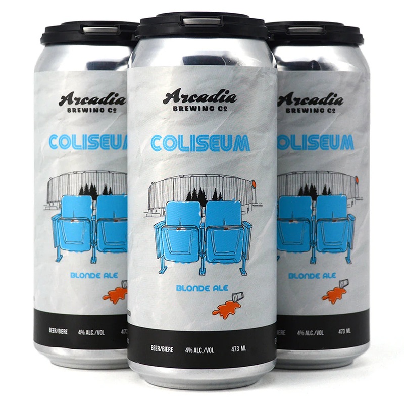 ARCADIA COLISEUM BLONDE ALE 473ML 4PK CAN @ Red Deer [1030657] 1892 ml