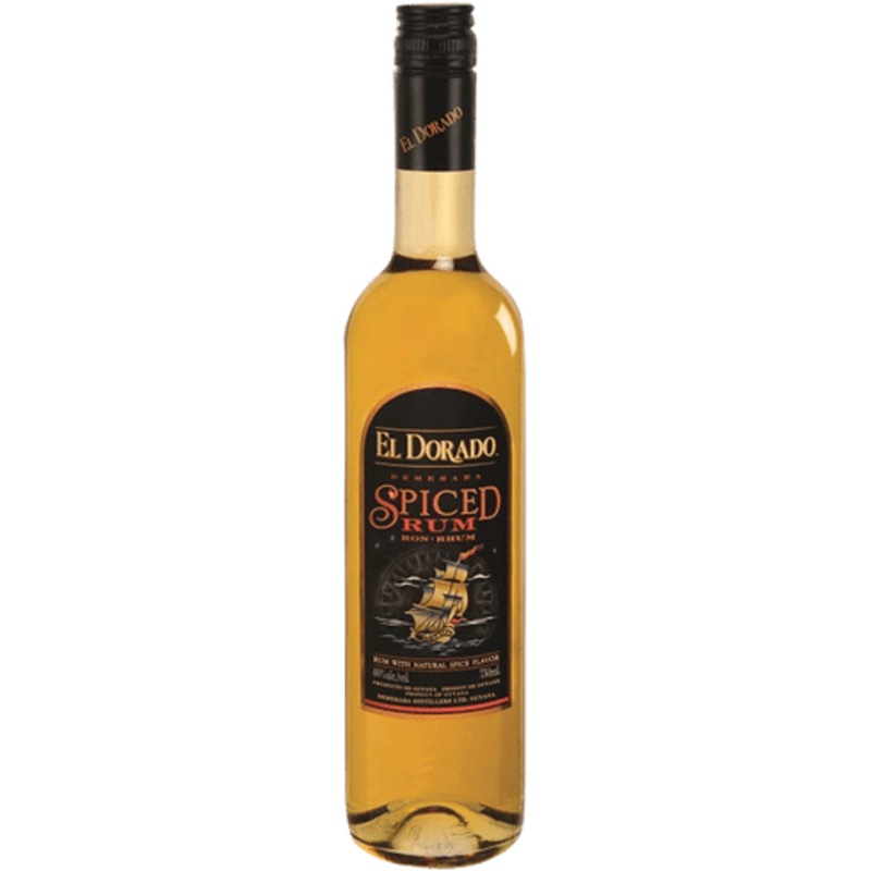 EL DORADO SPICED RUM 750 ML
