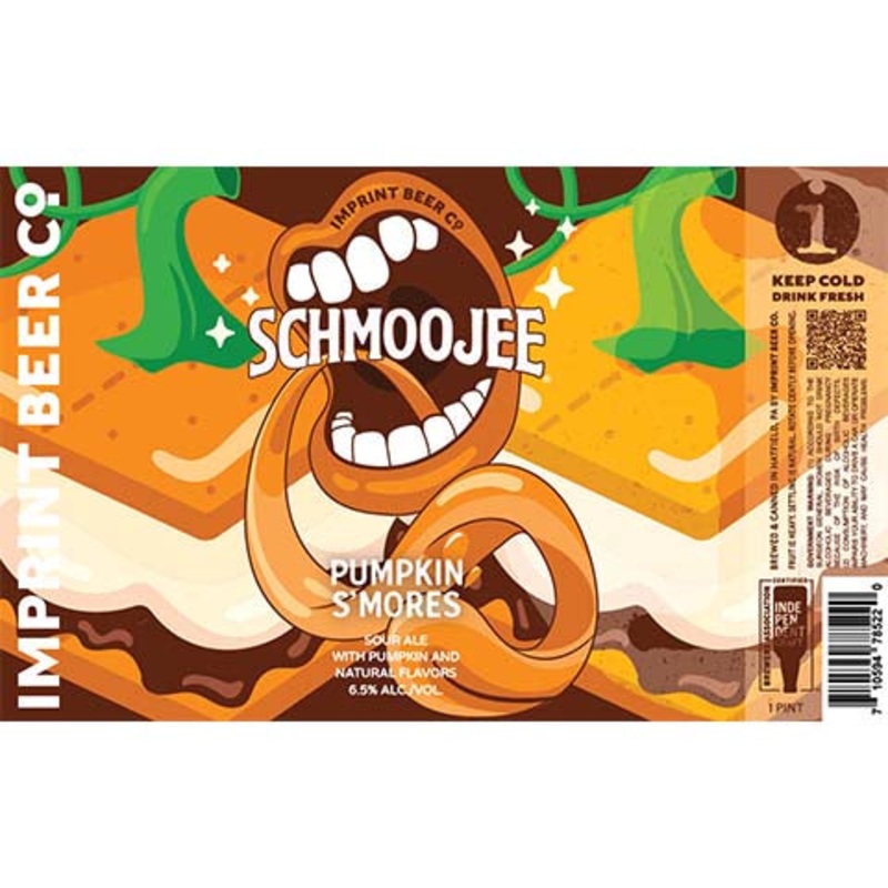 Imprint Schmoojee Pumpkin S’mores Sour 16OZ SINGLE CAN