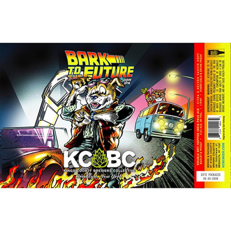 Kings County Brewers Collective Bark To The Future IPA 16OZ SINGLE CAN