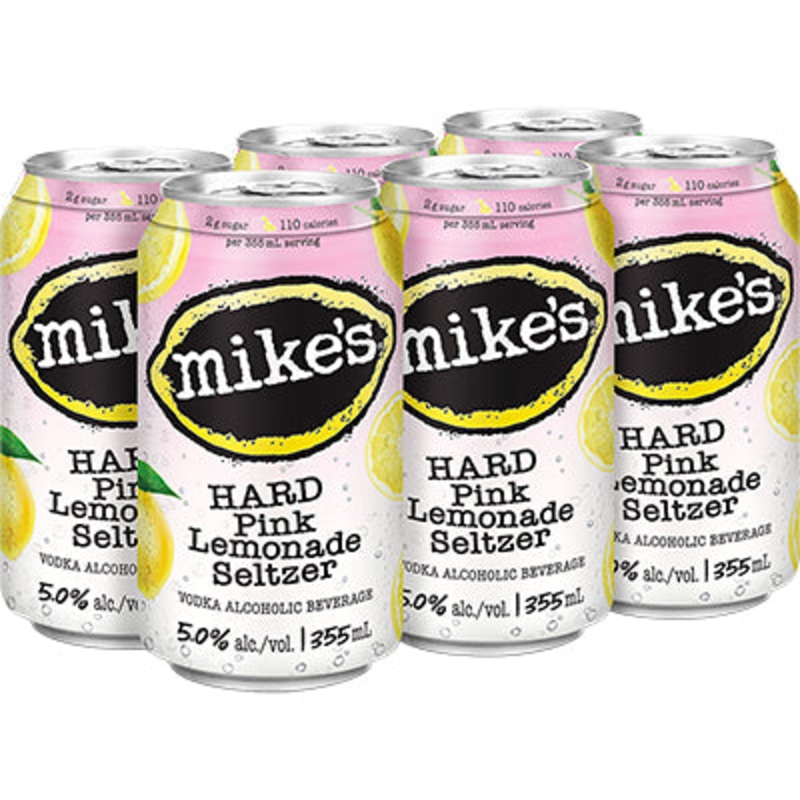 MIKE’S HARD PINK LEMONADE SELTZER 6 CANS