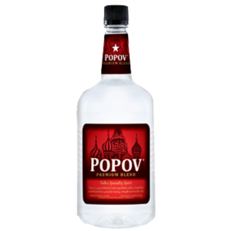 Popov Vodka 1.75 Liter Bottle