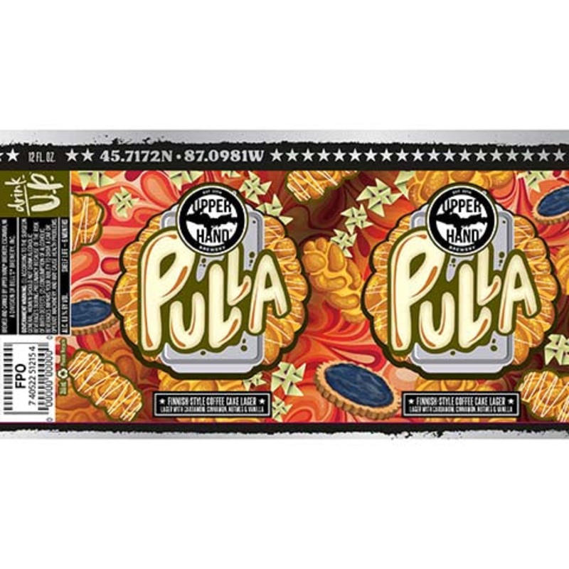 Upper Hand Pulla Finnish Coffee Cake Lager 12OZ SINGLE CAN