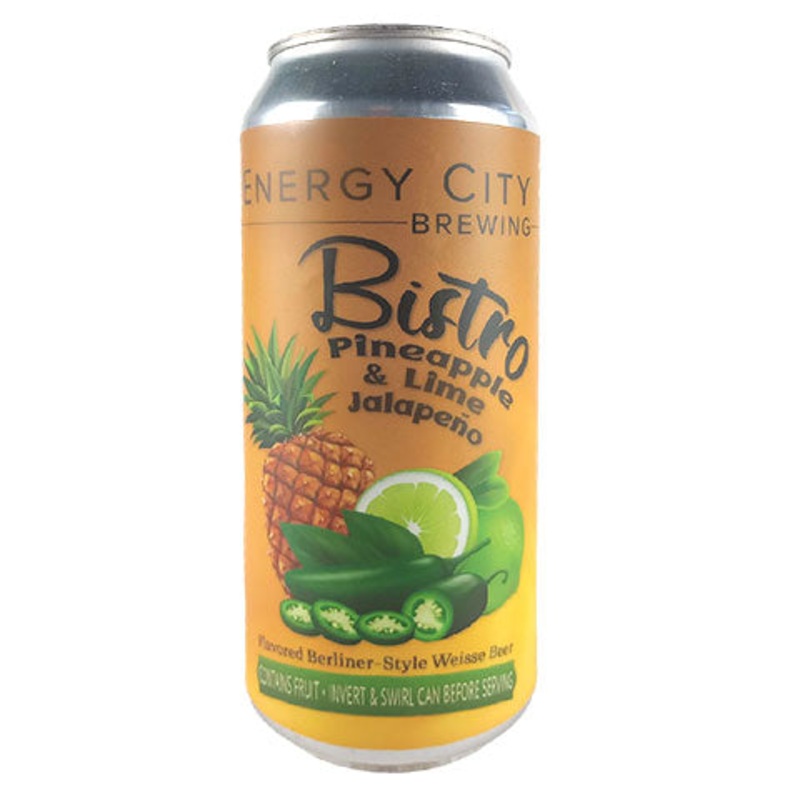 Energy City Bistro Pineapple Lime & Jalapaeno Sour 16OZ SINGLE CAN