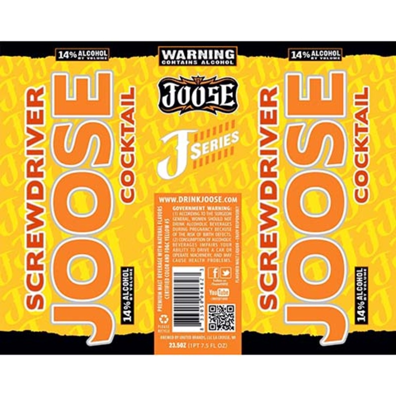 Joose Screwdriver Cocktail 22.5OZ SINGLE CAN