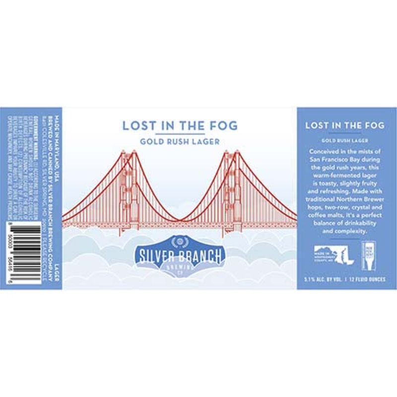 Lost in the Fog Gold Rush Lager 12OZ SINGLE CAN