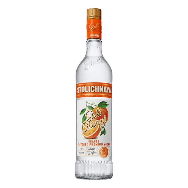 STOLICHNAYA OHRANJ VODKA 750 ML