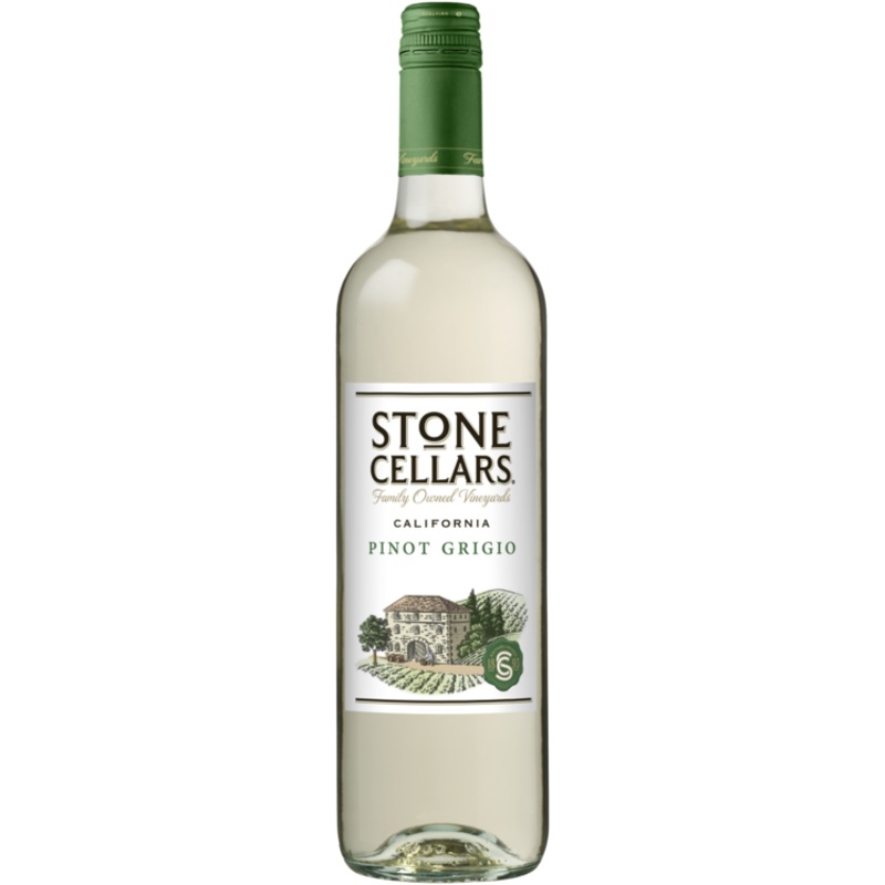 STONE CELLARS PINOT GRIGIO CALIFORNIA 750ML 750ML