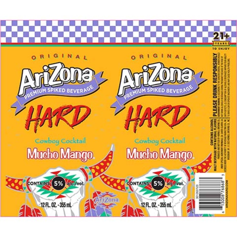 Hornell Arizona Hard Mucho Mango 12OZ SINGLE CAN