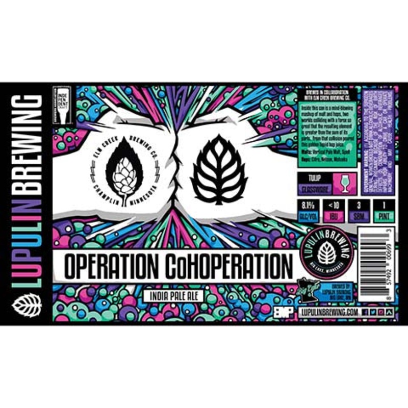 Lupulin Operation Cohoperation IPA 16OZ SINGLE CAN