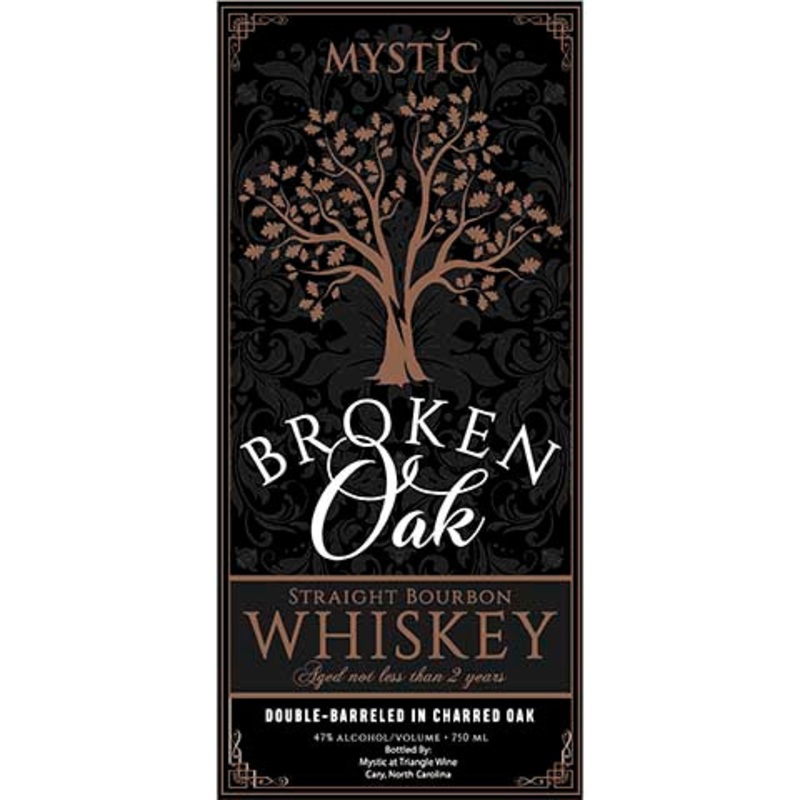 Mystic Broken Oak Straight Bourbon Whiskey 750ML SINGLE BTL