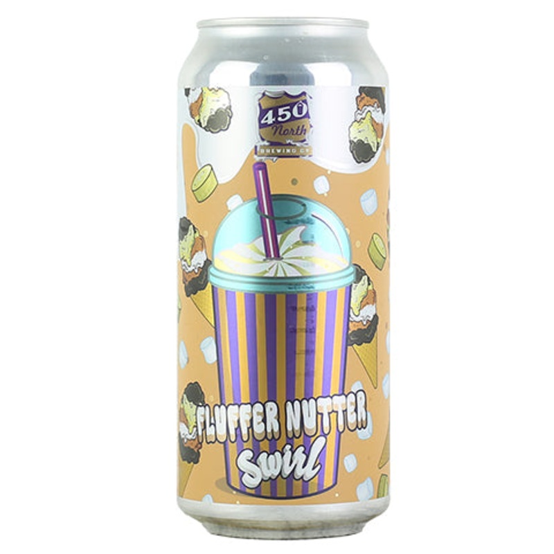 450 North Fluffer Nutter Swirl Slushy XXL Sour 16OZ SINGLE CAN