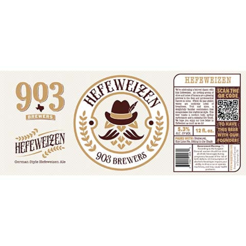 903 Brewers Hefeweizen 12OZ SINGLE CAN