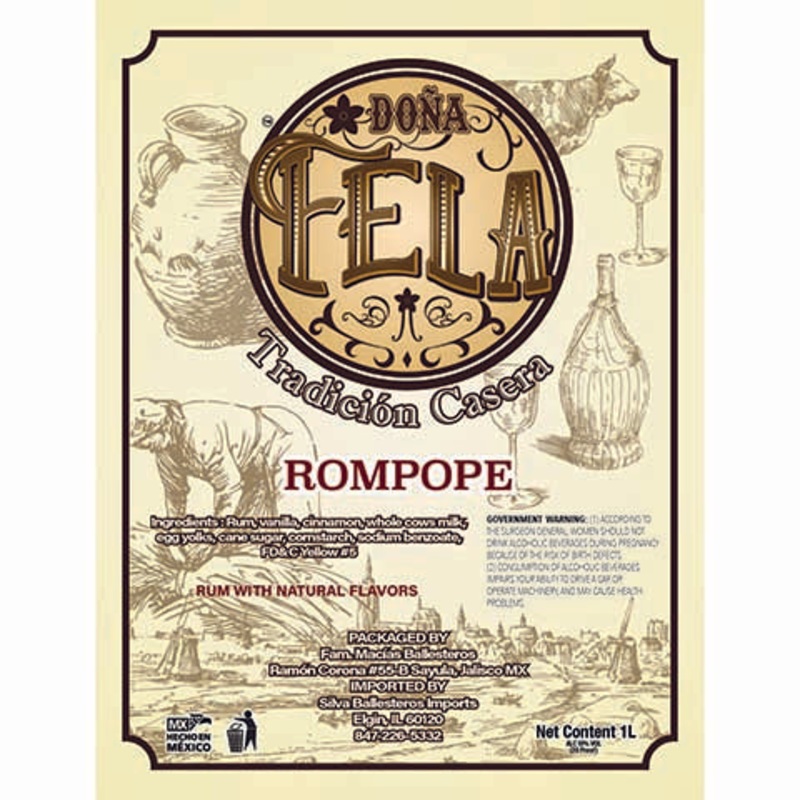 Dona Fela Rompope 1L BTL