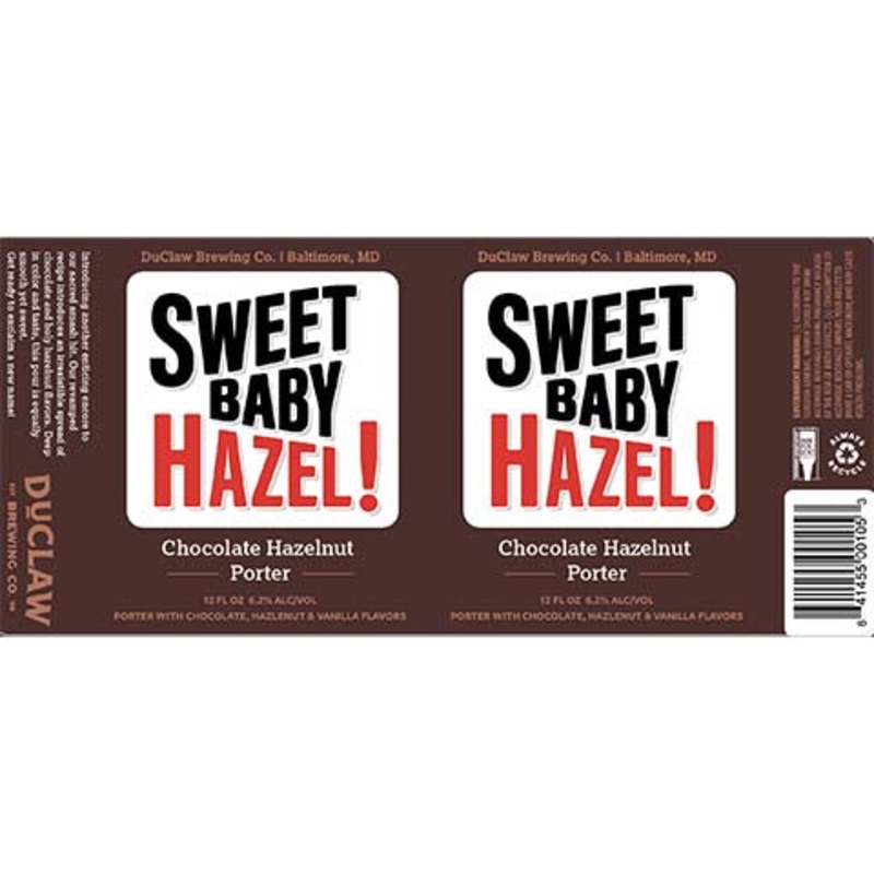 Duclaw Sweet Baby Hazel Porter 12OZ SINGLE CAN