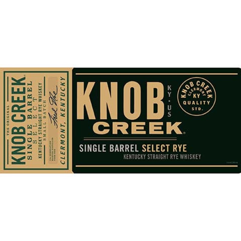 Knob Creek Single Barrel Select Rye Whiskey 750ML BTL