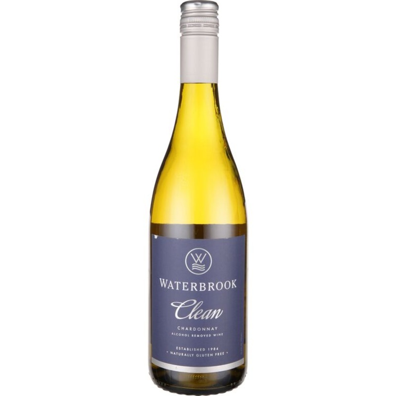 WATERBROOK CHARDONNAY CLEAN ALCOHOL REMOVED WINE 750ML 750ML