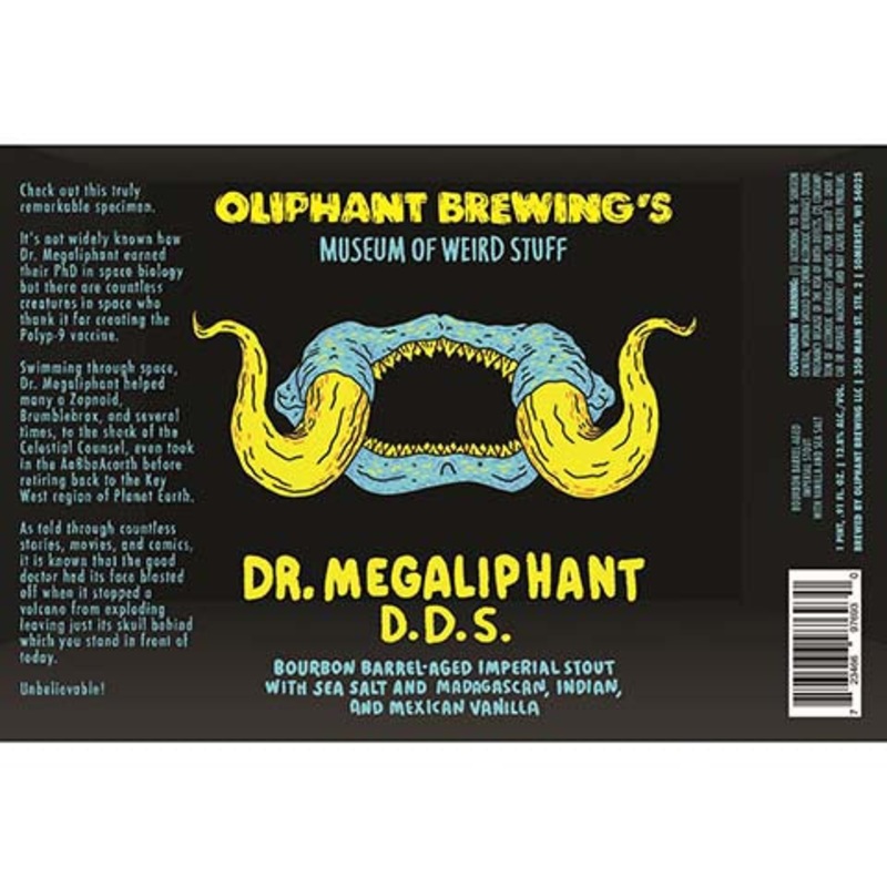 Oliphant Museum of Weird Stuff Dr. Megaliphant D.D.S. Imperial Stout 500ML BTL