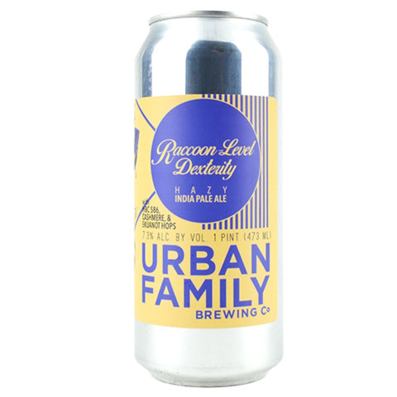 Urban Family Raccoon-Level Dexterity Hazy IPA 16OZ SINGLE CAN