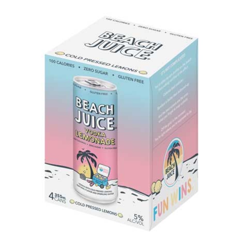 Beach Juice Vodka Lemonade 4PK 355ML CAN