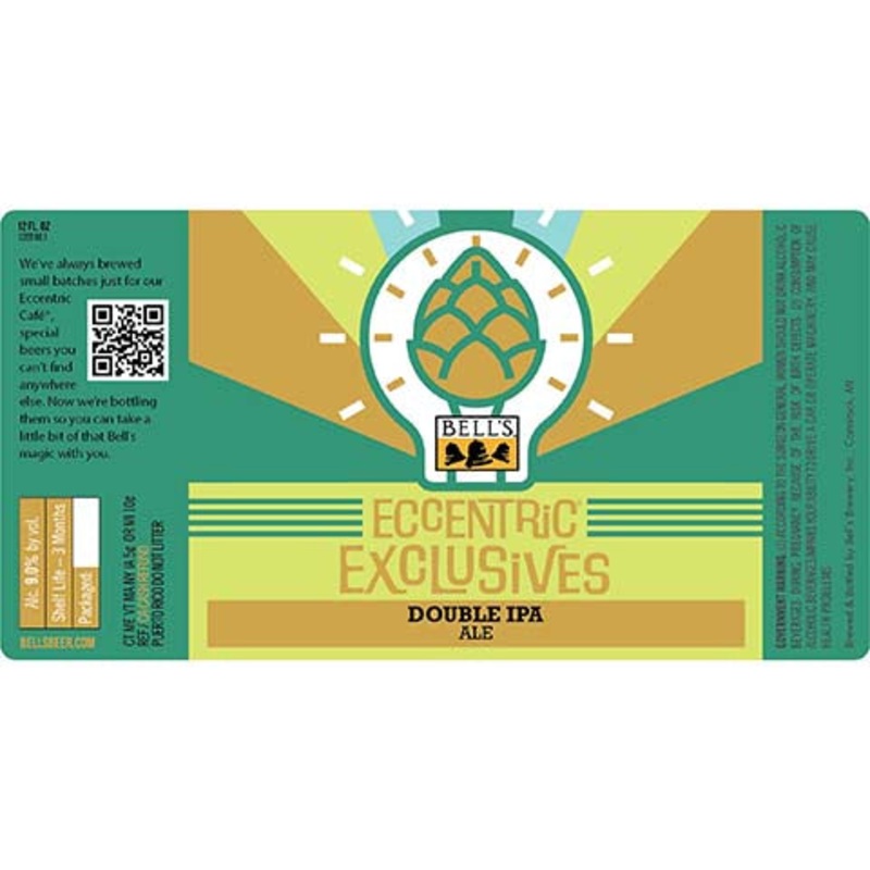 Bell’s Eccentric Exclusives DIPA 12OZ SINGLE BTL