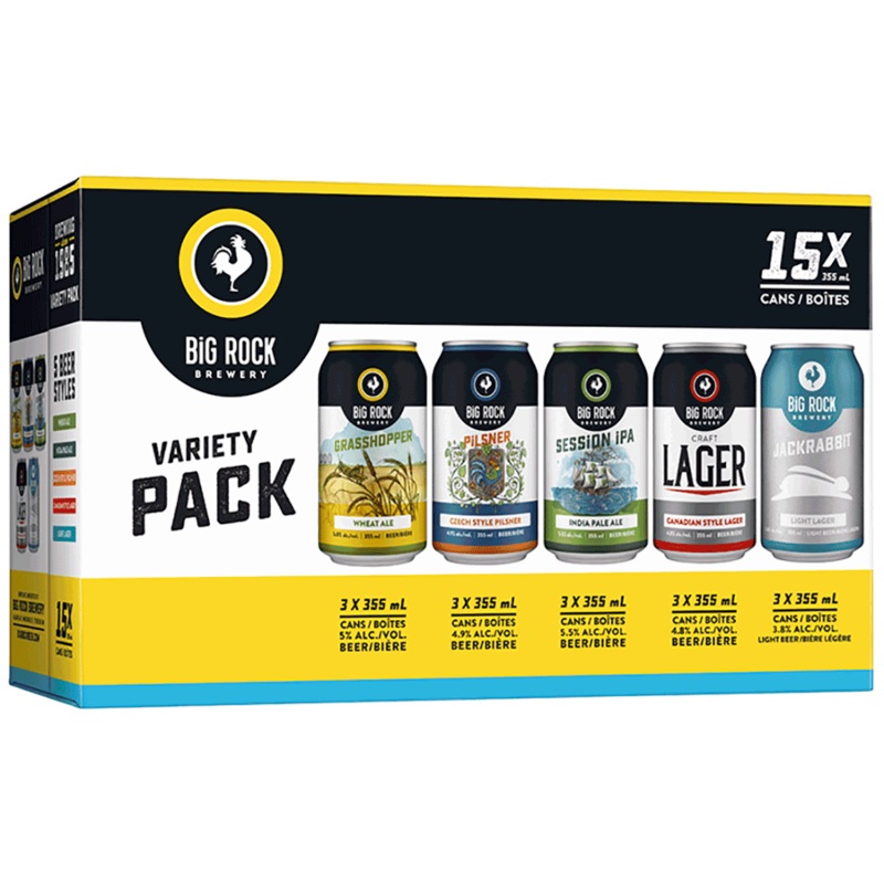 BIG ROCK VARIETY PCK 15 CANS
