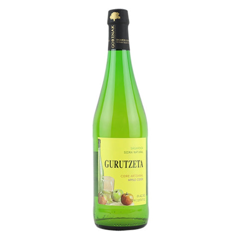 Gurutzeta Sagardoa Sidra Natural Apple Cider 750ML BTL