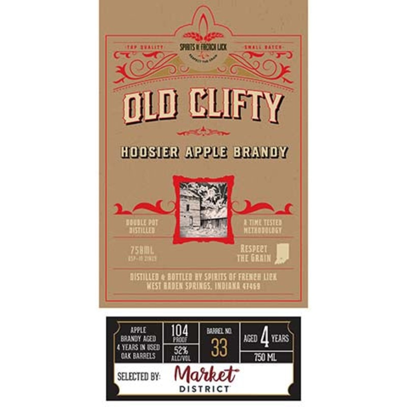 Spirits of French Lick Old Clifty Brandy 750ML BTL