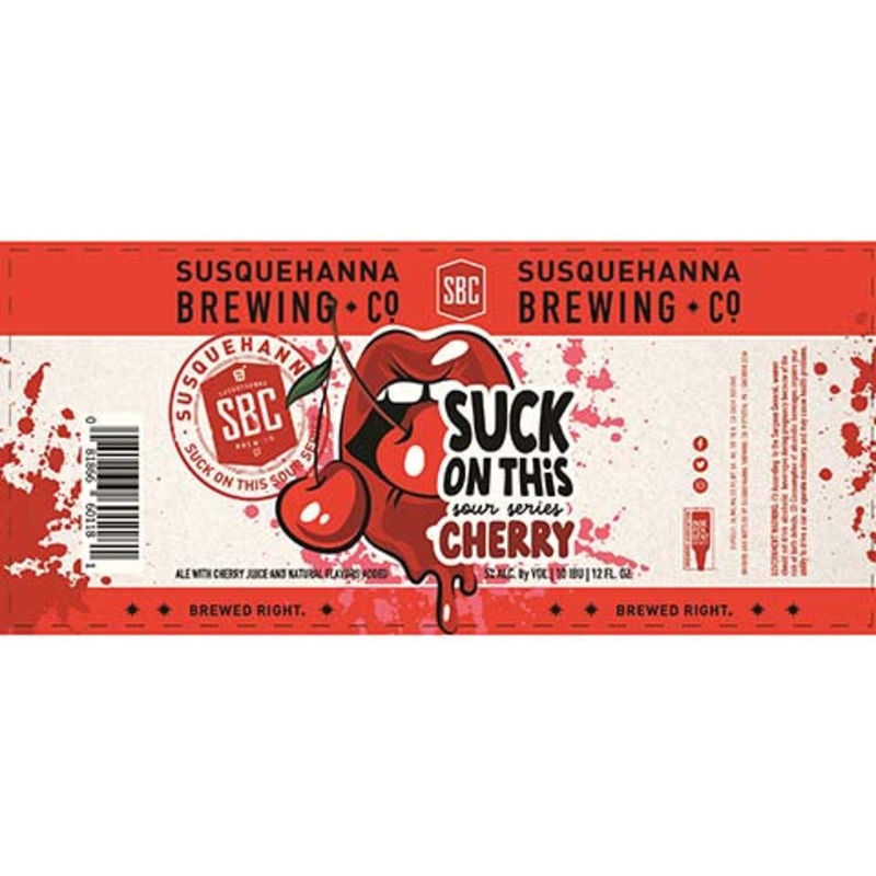 Susquehanna Suck On This Sour Series Cherry 12OZ SINGLE BTL