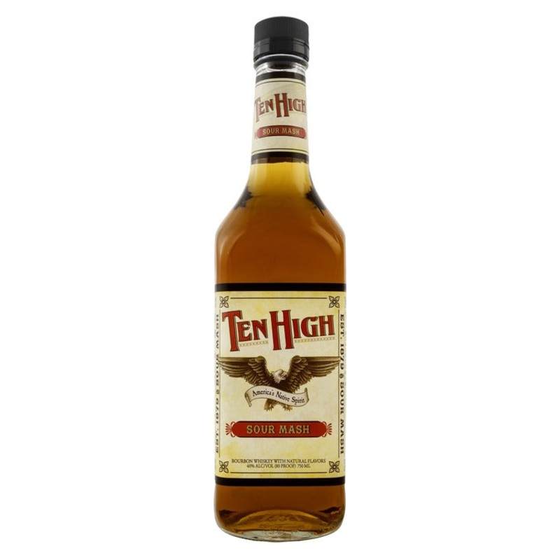 TEN HIGH BLENDED BOURBON 80 750ML 750ML