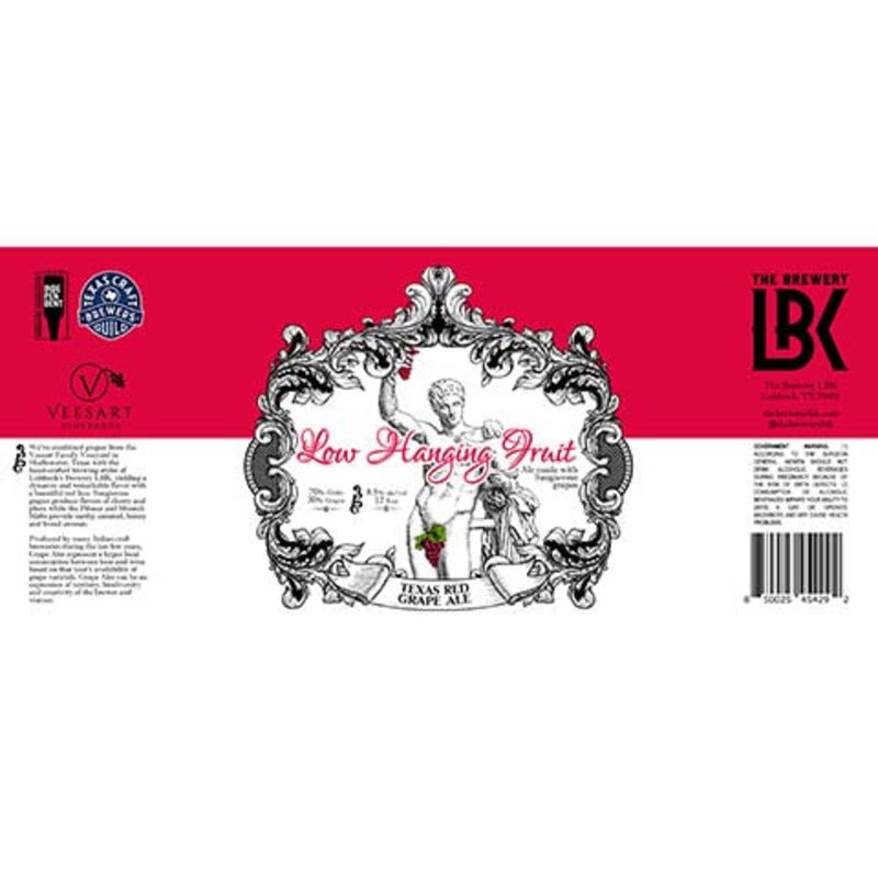 The Brewery LBK Low Hanging Fruit Ale 12OZ SINGLE CAN