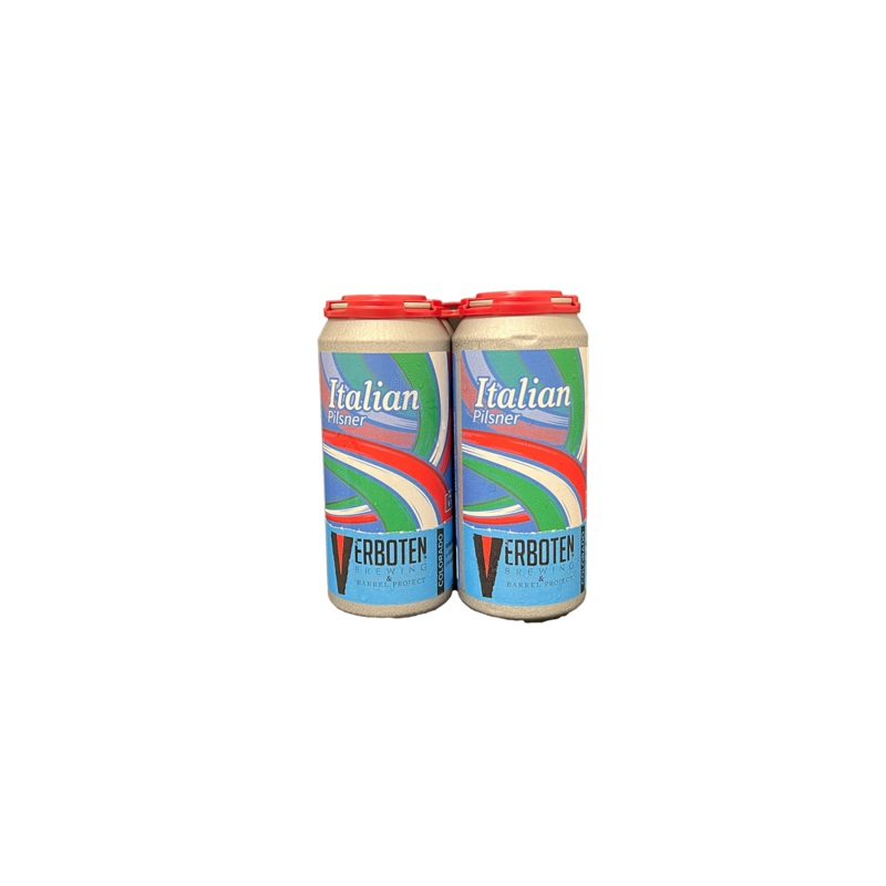 Verboten Italian Pilsner 4 Pack Cans