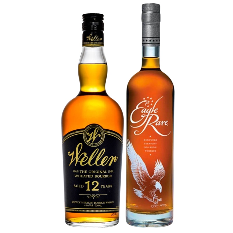 Weller Rare Bundle  Weller 12 Year 700mL & Eagle Rare 10 Year 700mL
