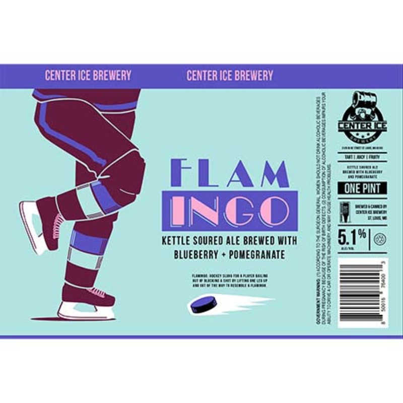 Center Ice Flamingo Sour Ale 16OZ SINGLE CAN