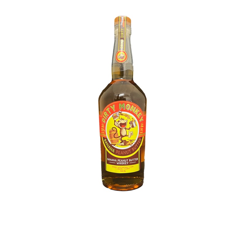 Dirty Monkey Banana Peanut Butter Whiskey 750ML