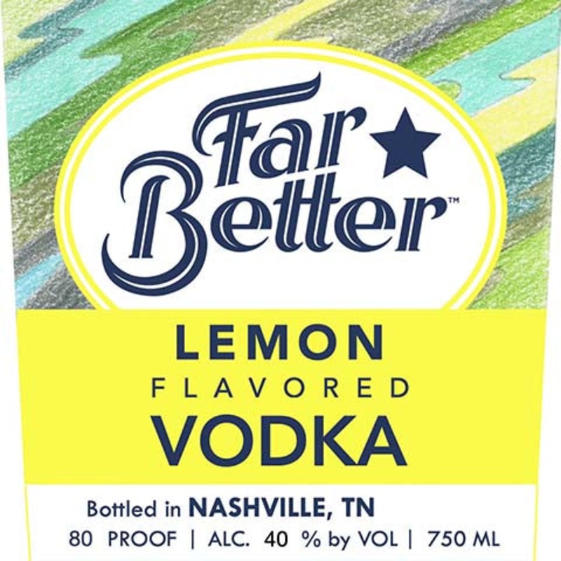 Far Better Lemon Flavored Vodka 750ML BTL