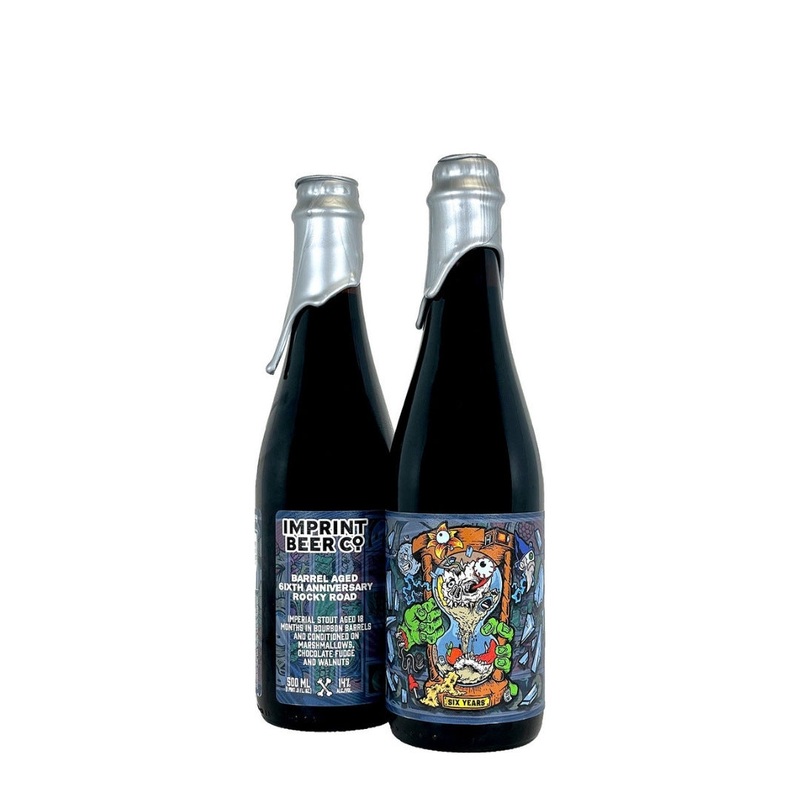 Imprint Barrel Aged 6ixth Anniversary Rocky Road Imperial Stout Beer 500mL Bottle