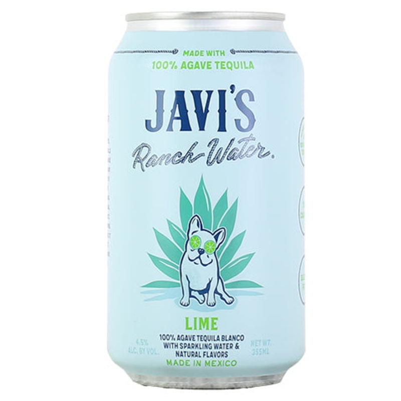 Javi’s Ranch Water Lime Hard Seltzer 12OZ SINGLE CAN