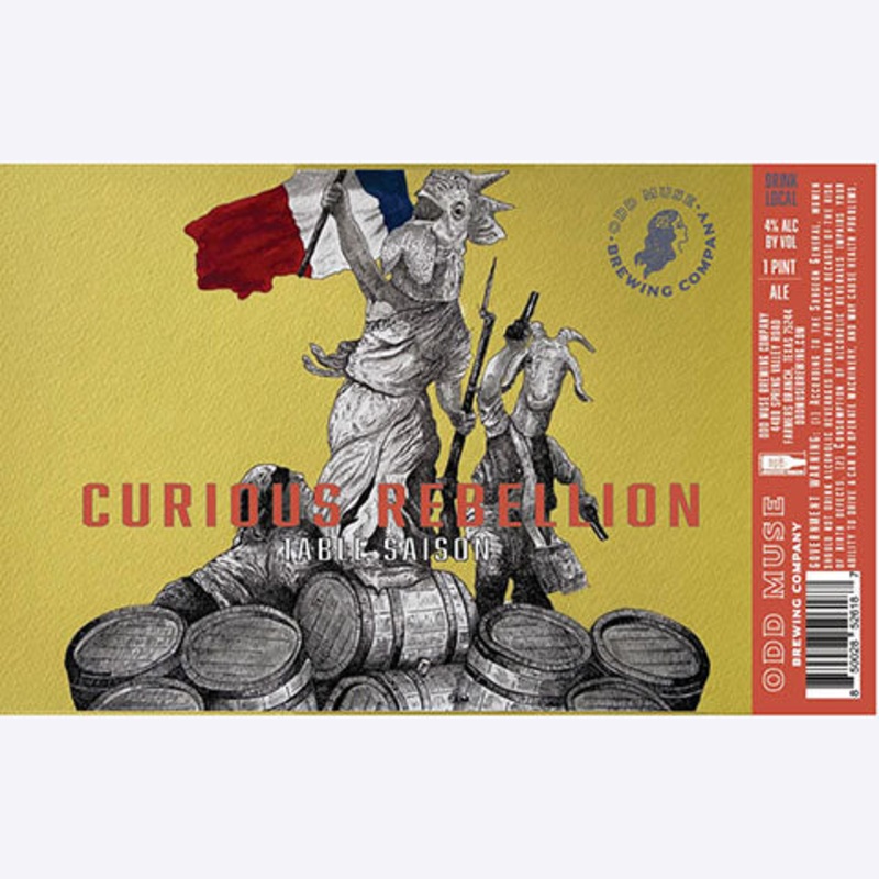 Odd Muse Curious Rebellion Table Saison 16OZ SINGLE CAN