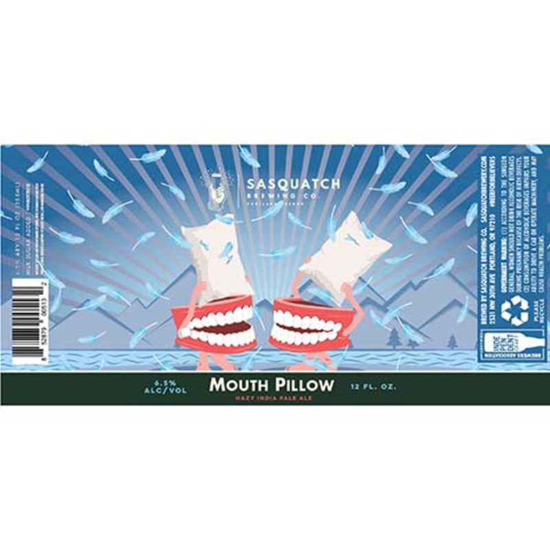 Sasquatch Mouth Pillow Hazy IPA 16OZ SINGLE CAN