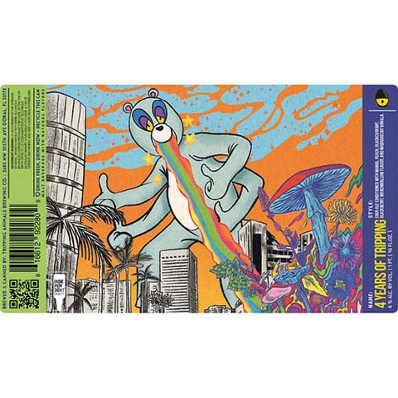 Tripping Animals 4 Years of Tripping Sour Ale 16OZ SINGLE CAN