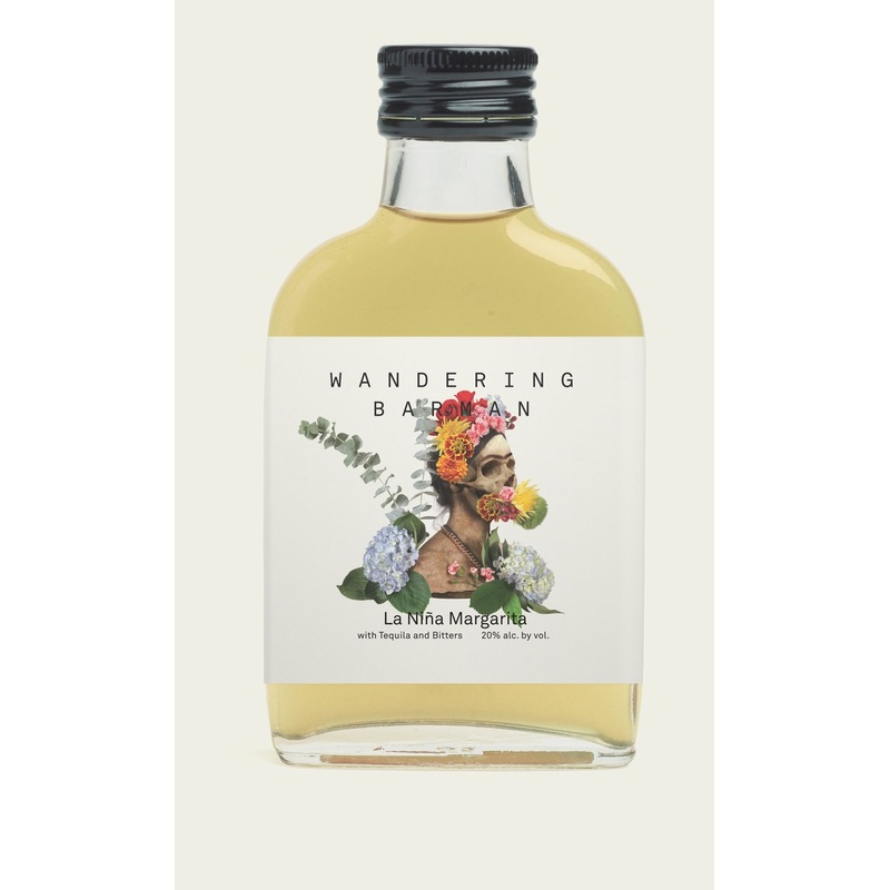 Wandering Barman La Nia Margarita- Marigold & Kaffir Lime Margarita 4 Pack